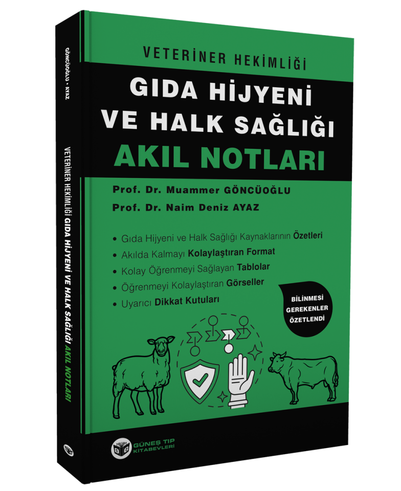 Veteriner Hekimliği Gıda Hijyeni ve Halk Sağlığı Akıl Notları