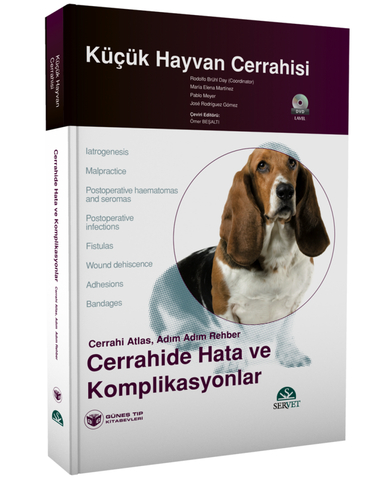 Küçük Hayvan Cerrahisi–Cerrahide Hata ve Komplikasyonlar (Cerrahi Atlas, Adım Adım Rehber) Kitap+DVD