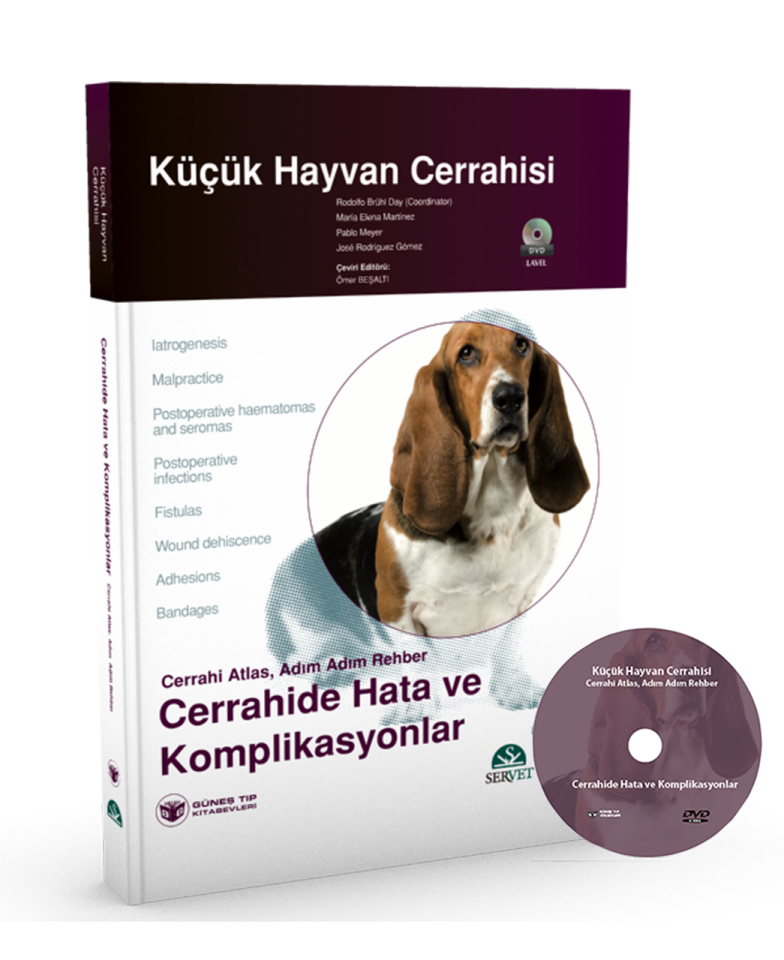 Küçük Hayvan Cerrahisi–Cerrahide Hata ve Komplikasyonlar (Cerrahi Atlas, Adım Adım Rehber) Kitap+DVD