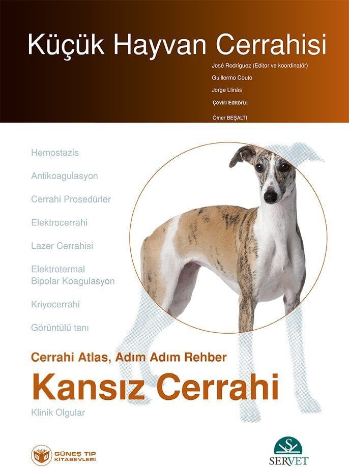 Küçük Hayvan Cerrahisi - Kansız Cerrahi (Cerrahi Atlas, Adım Adım Rehber) Kitap + DVD