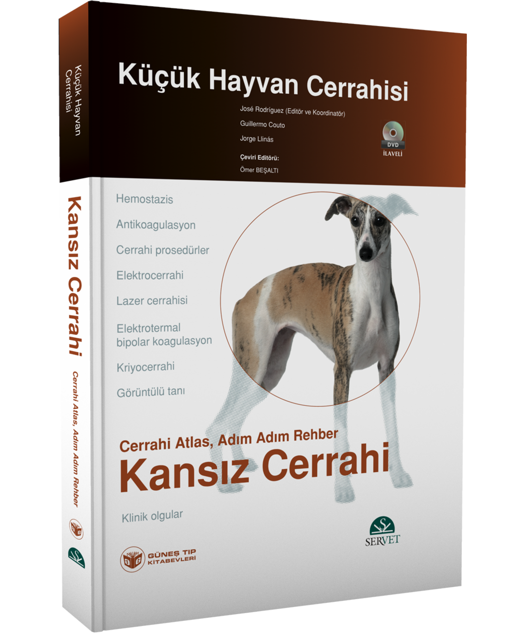 Küçük Hayvan Cerrahisi - Kansız Cerrahi (Cerrahi Atlas, Adım Adım Rehber) Kitap + DVD