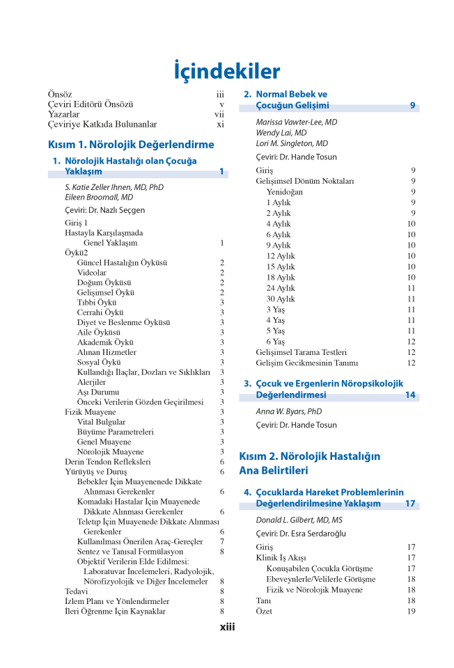 Current Tanı Ve Tedavi Pediatrik Nöroloji