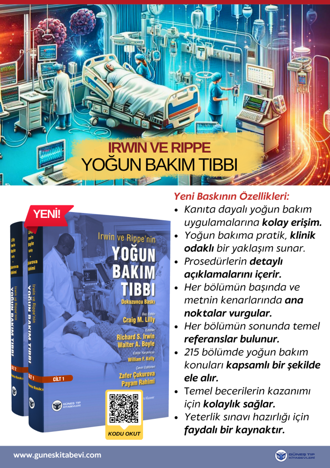 Irwin ve Rippe'nin Yoğun Bakım Tıbbı 2 Cilt, 9. Baskı